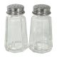 Dishy 7cm Mini Salt & Pepper Shakers in Glass & Stainless Steel [ RD5076X2 ]