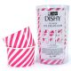 Dishy Italian Made Recyclable Paper Ice Cream Cups x 10 Blue & Red Stripes [ RDIC003GP ]