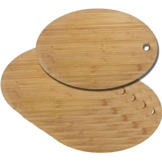 Core Bamboo Oval Pebble Cutting / Serving / Presentation Board Large [ 10159 ]