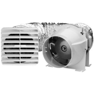 IXL Ventair Easy Duct Inline Ventilation Unit with 170mm Blower & 6m Duct [ 10380 ]