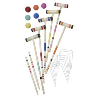 Regent Sports Select 6 Player Croquet Set with 26 Inch Sticks [ 20454 ]