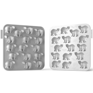 Silicone Zone My Animals 16 Cup Polar Bear Chocolate / Ice Mold [ 307670 ]