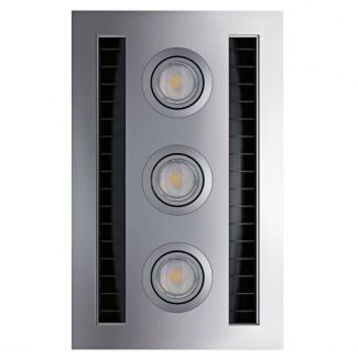 IXL Neo Vent N Lite Module Bathroom Exhaust & Light in Silver [ 34102 ]