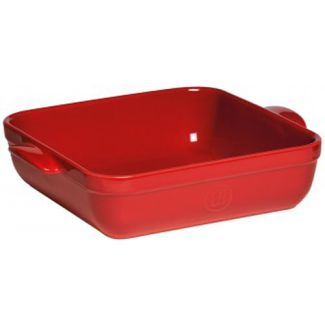 Emile Henry Ceramic Square Gratin Baking Dish 28 x 23cm in Grand Cru / Burgundy [ 342040 ]