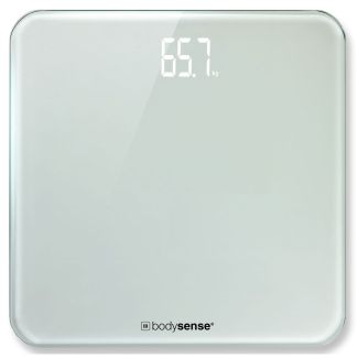 Bodysense Weight Only Bathroom Scales with 180kg Capacity in White [ 60600 ]