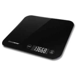 Bodysense Digital Kitchen Scale with 15kg Capacity in Black [ 60922 ]