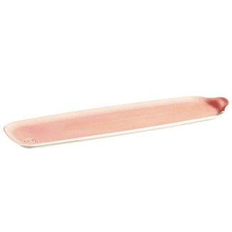 Emile Henry Ceramic Appetizer Platter Long 42 x 11.3cm in Rose / Pink [ 845003 ]