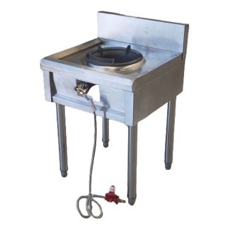 Auscrown 55MJ/hr High Pressure 100kPa LPG Stainless Steel Wok Station [ BB79 ]