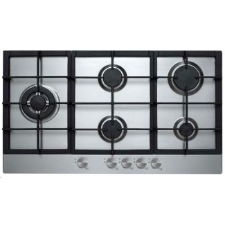 Baumatic 90cm 5 Burner Gas Cooktop Stainless Steel Finish [ BCG90S ]