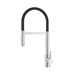 Belling Design Collection Gooseneck Pull-Out Flex Mixer Tap Stainless Steel Finish [ BDTG232X ]