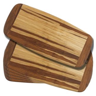 Core Bamboo Crushed Two Tone Bamboo Serving / Presentation Long Board - 6 Pack [ CBKT495x6 ]