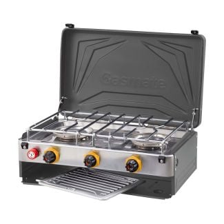 Gasmate Turbo 2 Burner Portable LPG Stove & Grill [ CS2156 ]