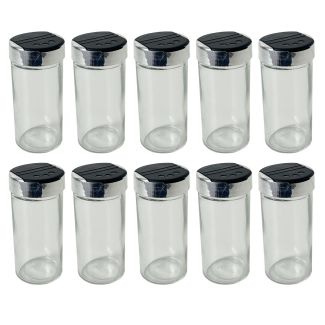 Mulini 9.6cm Glass Spice Jar - 10 Pack [ D4JARX10 ]