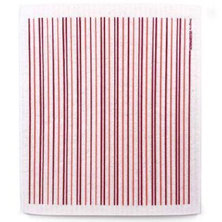 Florence Swedish Made Vertical Dish Cloth in Red 20cm x 17cm [ DP3606 ]