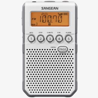 Sangean AM / FM Portable Pocket Radio with Speaker [ DT800WH ]