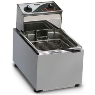 Roband Single Pan 8L 1 Basket Counter Top Fryer [ F18 ]