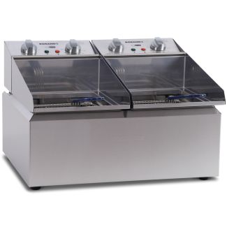 Roband Double 8L Pan 2 Basket Counter Top Frypod Fryer [ FR28 ]