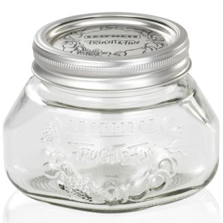 Leifheit 500ml Glass Jar for Preserves with 2 Piece Lid [ GLN36103 ]