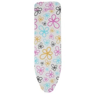 Leifheit Small Cotton Classic Ironing Board Cover in Fancy Flowers [ GLN71597F ]