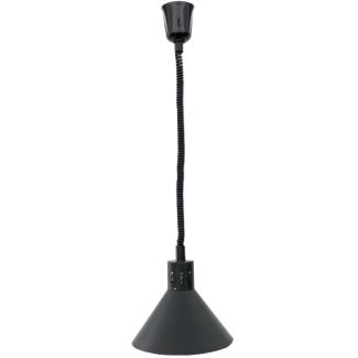 Anvil Venus Retractable Food Heat Lamp in Black with 250W Globe [ HLD0001B ]