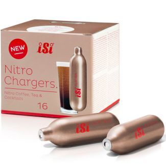 iSi Nitro Nitrogen Charger 2.4g Pure Nitrogen Per Charger / Bulb 16 Pack [ ISINITRO ]