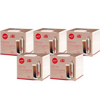 iSi Nitro Nitrogen Charger 2.4g Pure Nitrogen Per Charger / Bulb 80 Pack [ ISINITROX5 ]