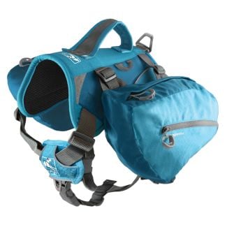 Kurgo Big Baxter Pack Dog Saddlebag Backpack in Coastal Blue [ K01588 ]