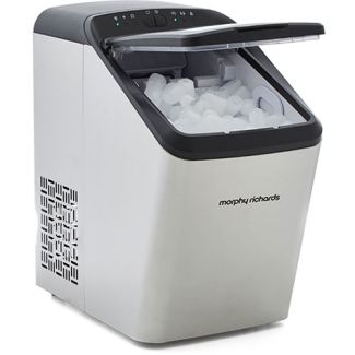 Morphy Richards Stainless Steel Ice Maker with 2.8L Water Tank & 1.8kg Ice Bin [ MRICE15SS ]