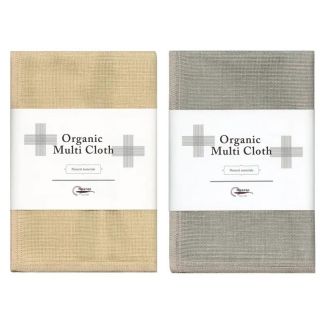 Nawrap 2 Pack Japanese Made Organic Multi Cloths 35cm x 35cm [ ORE30BP ]