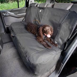 Kurgo Rover Dog Car Bench Seat Cover in Charcoal [ POG30-17772 ]