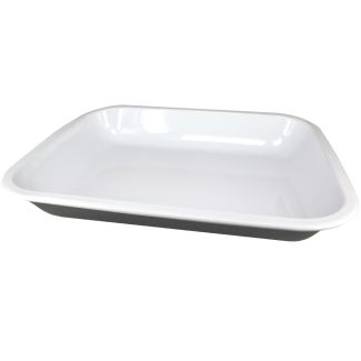 Falcon Enamelware 31cm Bake Pan in White / Grey Enamel [ RD3662 ]