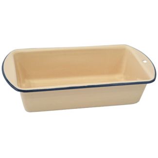 Dishy Enamelware Loaf Pan in Mocha Enamel [ RD4811 ]