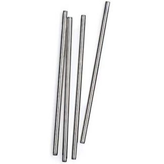 RSVP Endurance Stainless Steel Frozen Drink Drinking Straws 4 Pack [ RVSIPLG ]