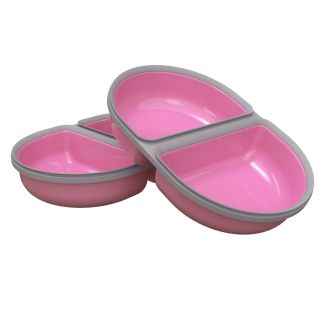 Sure PetCare SureFeed Split Feeder Bowl in Pink - 2 Pack [ SBOWL2PK ]