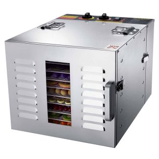 Kuvings 10 Tray Commercial Food Dehydrator in Stainless Steel [ ST01 ]