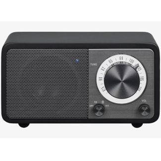 Sangean FM / Bluetooth / Aux-in Wooden Cabinet Radio in Black Wood [ WR7BK ]